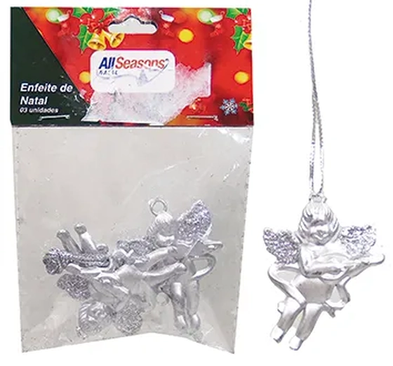 839960 ENFEITE ANJO 4CM C/3