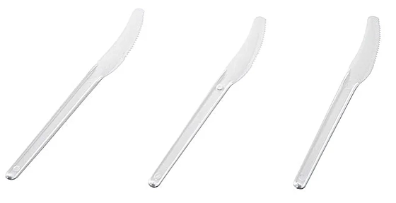 17779.2 FACA REFEICAO DE PLASTICO BRANCA C/10