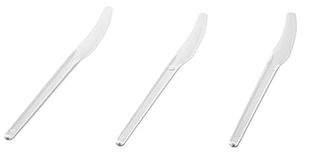 17779.2 FACA REFEICAO DE PLASTICO BRANCA C/10