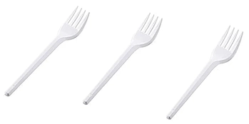 1988.7 GARFO DE PLASTICO BRANCO C/50