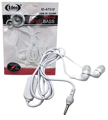 ID-4751F FONE DE OUVIDO C/MICROFONE