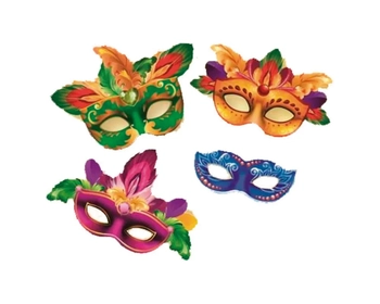 442 MASCARA CARNAVAL C/04 PEQUENA