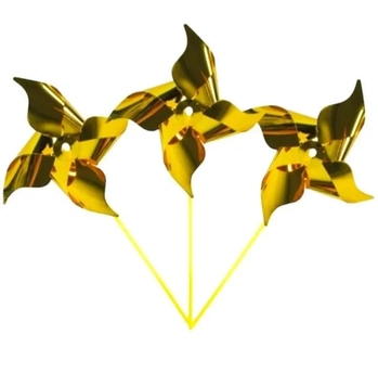 485/107 CATAVENTO METALIZADO C/12 - OURO