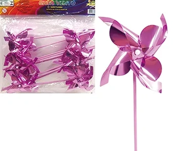 108 CATAVENTO METALIZADO C/12 - PINK