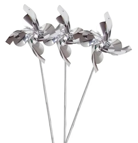 106 CATAVENTO METALIZADO C/12 - PRATA