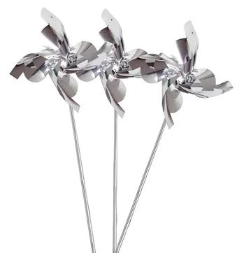 106 CATAVENTO METALIZADO C/12 - PRATA