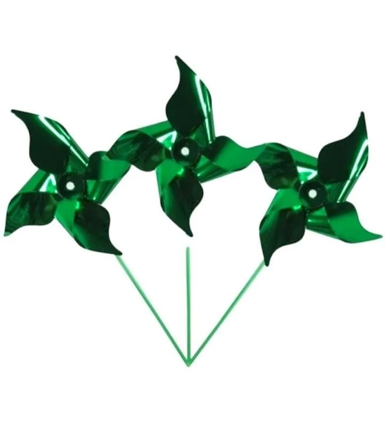 0481/102 CATAVENTO METALIZADO C/12 - VERDE