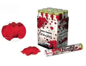 LCN009 LANCA CONFETE CORACOES 30CM