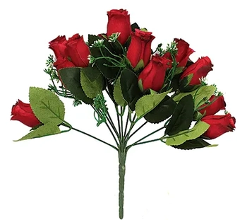 03282 MINI BUQUE DE BOTAO X12 30CM