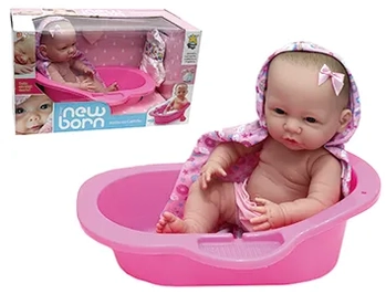 8045 BONECA NEW BORN BANHO DE CARINHO