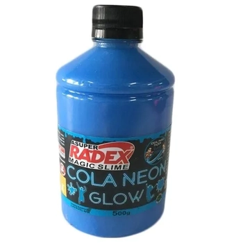 7306 COLA GLOW SLIME NEON 500GR AZUL