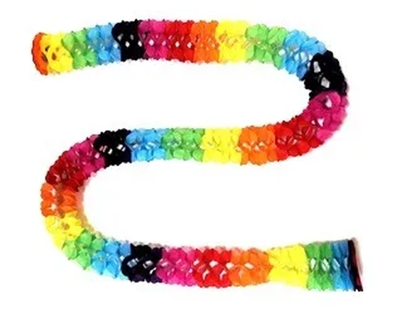 XY-003 ENFEITE JUNINO GUIRLANDA DE PAPEL 3M