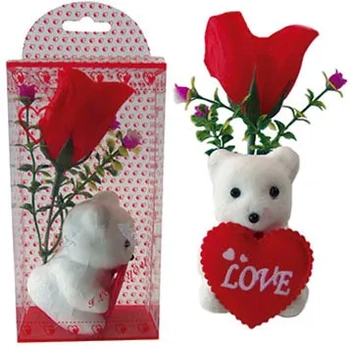 LT10858 ENFEITE C/FLOR ARTIFICIAL