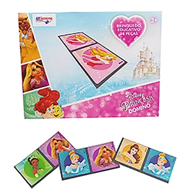 841382 DOMINO CARTONADO PRINCESAS C/28 PECAS