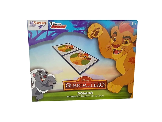 841386 DOMINO CARTONADO GUARDA DO LEAO C/28 PECAS