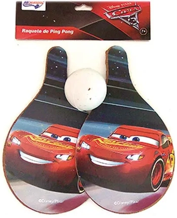 841164 RAQUETE PING PONG PQ CARS3 16CM