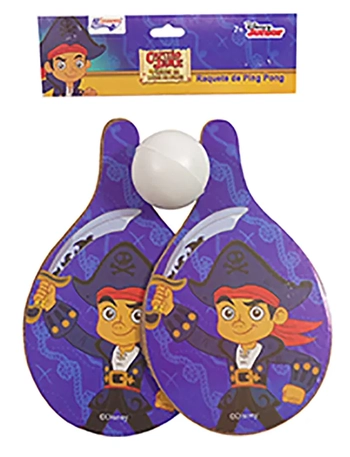 841167 RAQUETE PING PONG PQ JAKE OS PIRATAS 16CM