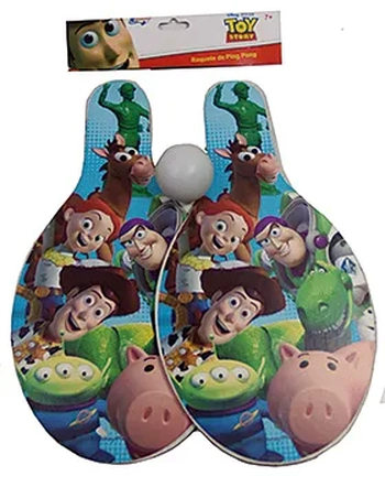 841177 RAQUETE PING PONG MEDIA C/BOLINHA TOY STORY 24.5CM