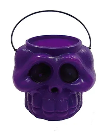 899525/570/50 CABECA DE ESQUELETO KIDS ROXA