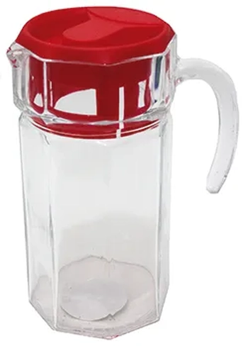 15148 JARRA DE VIDRO C/TAMPA CAROL 1.5L