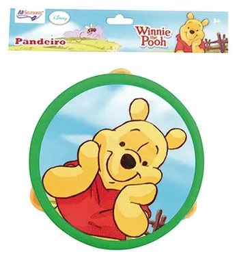 841151 PANDEIRO MEDIO POOH 14.5CM