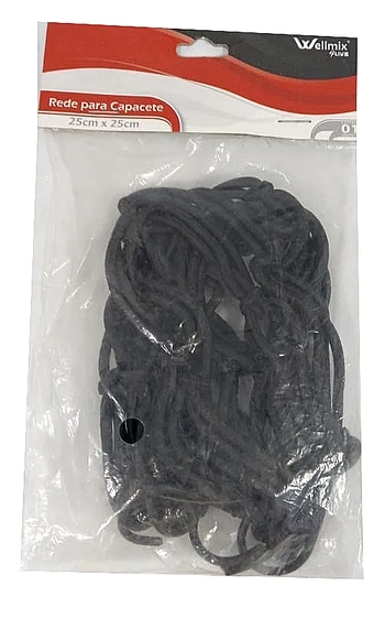 WX4141 REDE PARA CAPACETE 25X25 PRETA