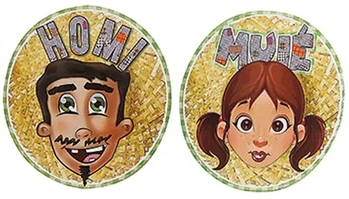 996 PLAQUINHA JUNINA P/BANHEIRO