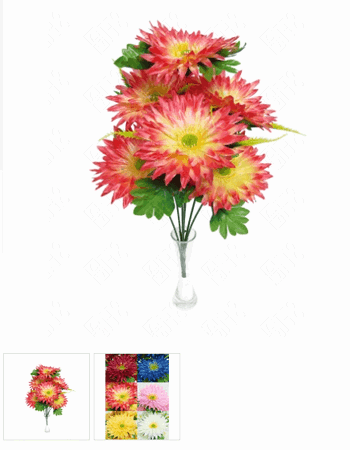 07946 BUQUE DE GERBERA X7G 57CM