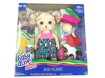C0963 BONECA BABY ALIVE ADORA MACARRAO LOIRA