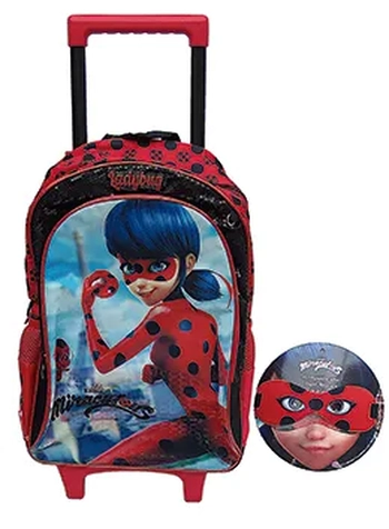 966A01 MALA CARRINHO G MIRACULOUS BUG