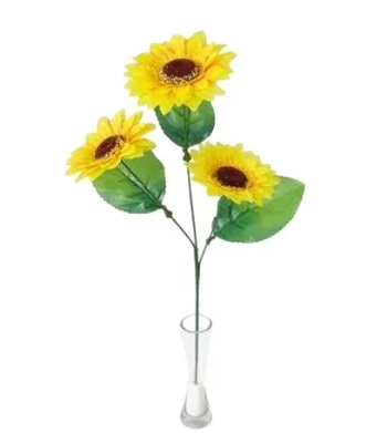 07334 BUQUE DE GIRASSOL X3 56CM