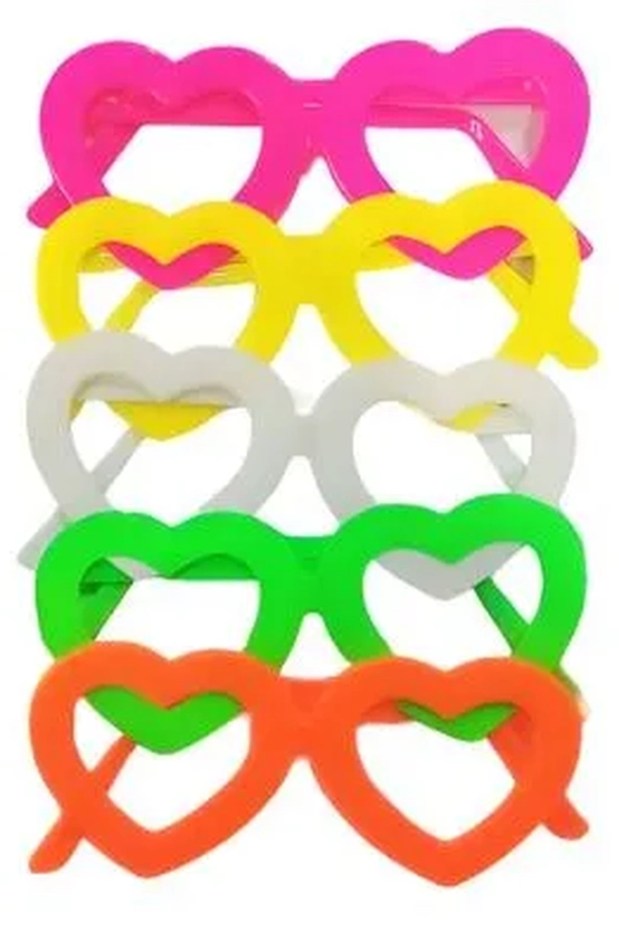 3718 OCULOS P/FESTA CORACAO SIMPLES C/10