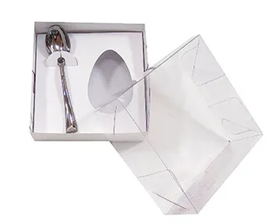 P0200 CAIXA P/ OVO 50 GR BRANCO C/5 S/COLHER