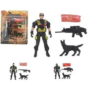 WBU2653 BONECO MILITAR MISSAO RESGATE COLECAO 04 A 05 PCS