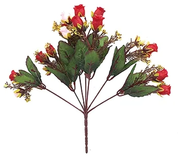 03233 MINI BUQUE DE ROSA/BOTAO X 21 34CM