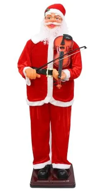 851892 PAPAI NOEL ELETRONICO COM VIOLINO 1.2M BIVOLT