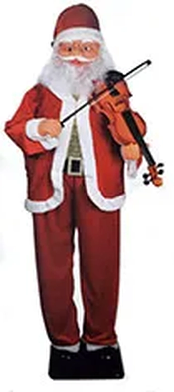 851893 PAPAI NOEL ELETRONICO COM VIOLINO 1.6M BIVOLT