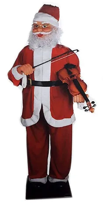 851894 PAPAI NOEL ELETRONICO COM VIOLINO 1.8M BIVOLT