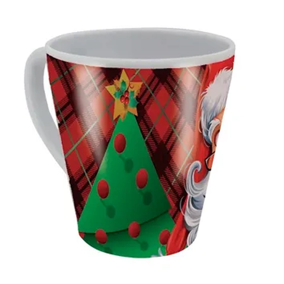 18672 CANECA NATAL MELAMINA 390ML