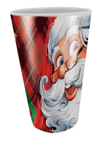 18673 COPO NATAL MELAMINA 450ML