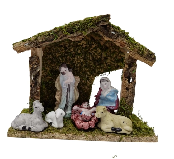 19022 PRESEPIO PORCELANA 6F/6CM CS/15CM