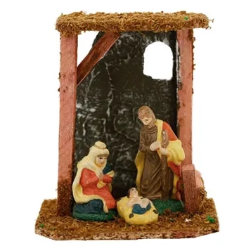 19023 PRESEPIO PORCELANA 3F/8CM CS/16CM
