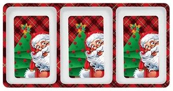 18665 TRAVESSA QUADRADA NATAL MELAMINA 20CM