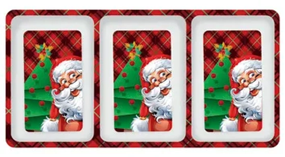 18667 PETISQUEIRA TRIP NATAL MELAMINA 31X16CM