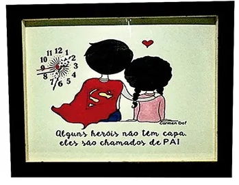 QUADRO RELOGIO VINTAGE