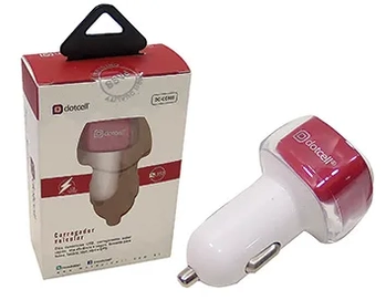 DC-CC505VER CARREG VEICULAR DOTCELL DC-CC505 VERMELHO