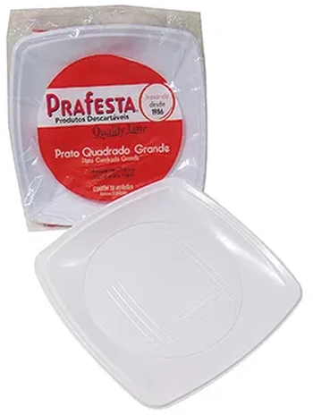 8063 PRATO GRANDE QUALITY BRANCO C/10