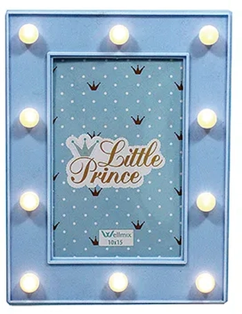 WX6294 PORTA RETRATO BOY 5 C/LED 10X15CM
