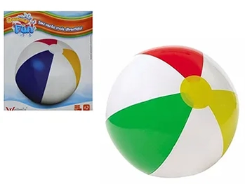 WS66001 BOLA PRAIA COLORIDA 40CM
