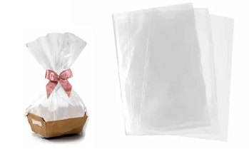 EMBALAGEM PARA CESTA INCOLOR 80CM X 89CM C/25